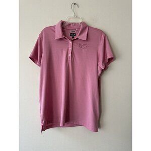 Adidas Pink  Climacool Kansas City Wizards Polo Shirt Women’s Size XL Activewear